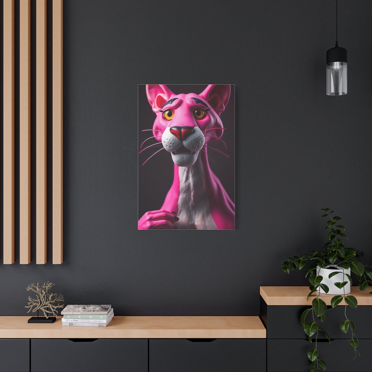 Pink Panther Art Premium Canvas 19 Wall Art & Canvas Print