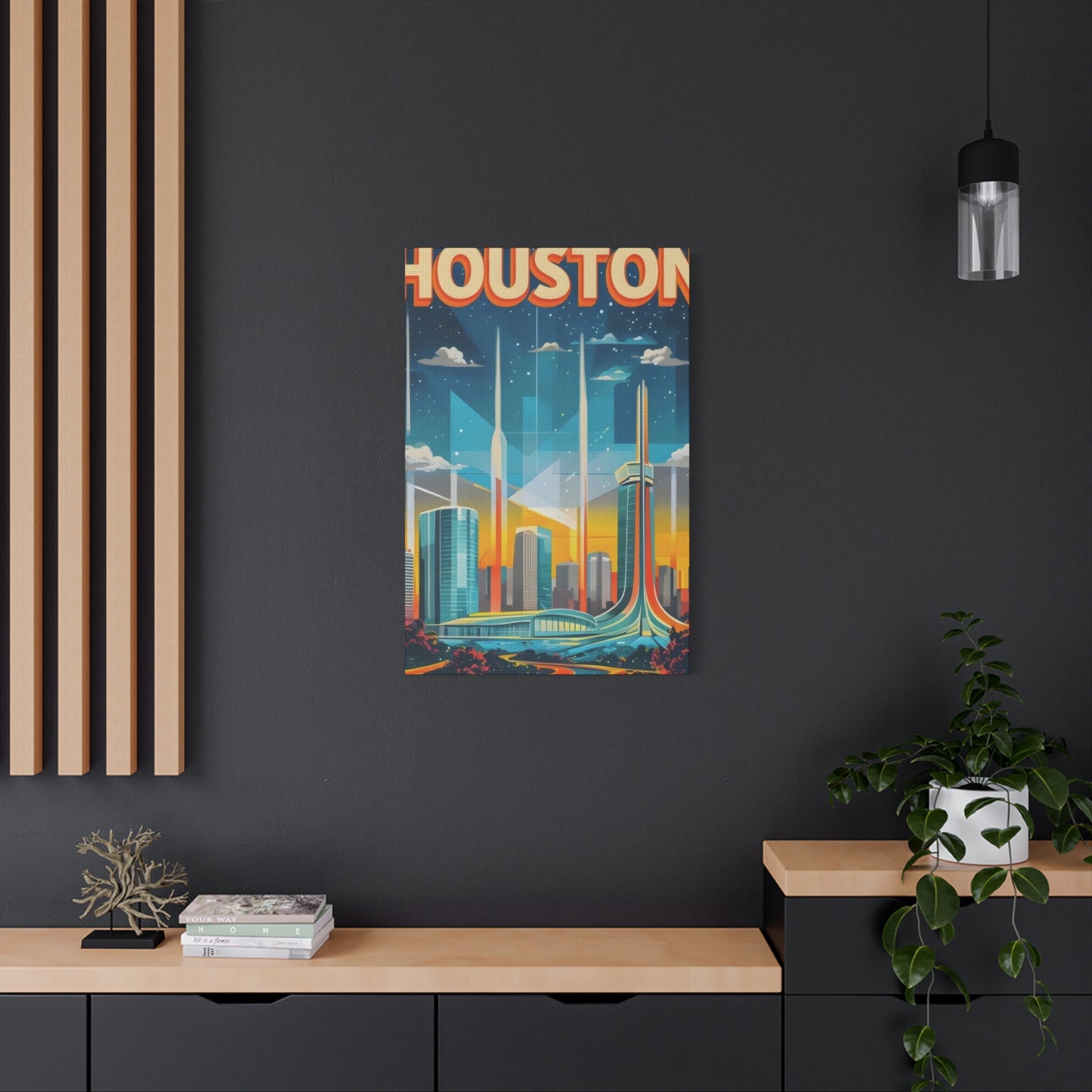 Houston Skyline Dynamic Wall Art & Canvas Prints