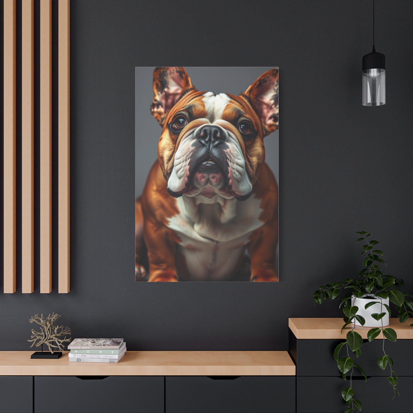 Masterpiece Bulldog Art Vision Wall Art & Canvas Print