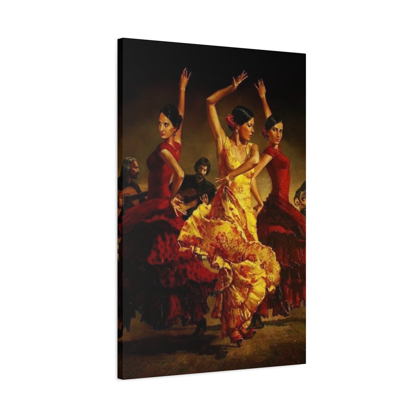 Spain Traditional Dancer Group Wall Art & Canvas Prints
