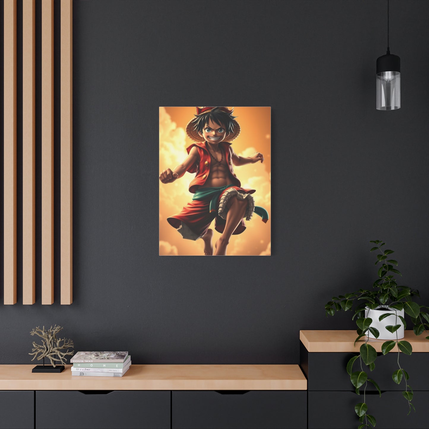 Monkey D. Luffy Art Canvas Art 1 Wall Art & Canvas Print