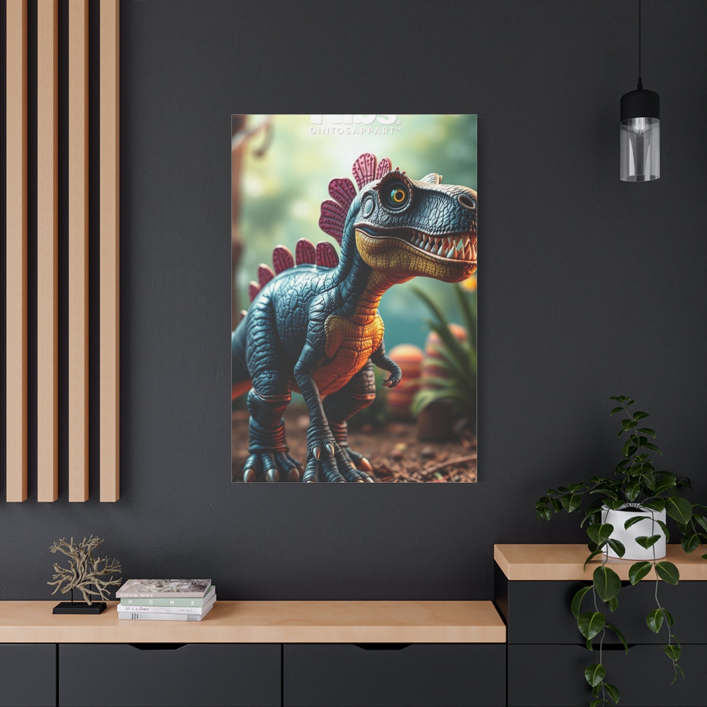Kid’s Dinosaur Art Canvas Art 4 Wall Art & Canvas Print