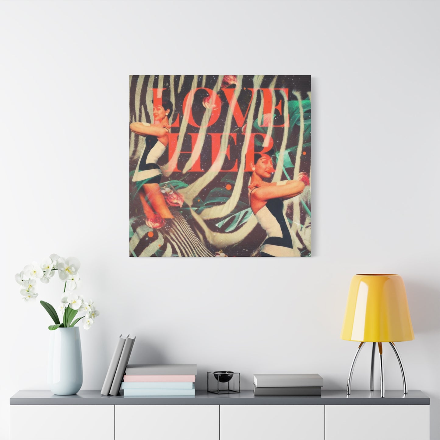 Frank Moth Love Her Wall Art & Canvas Prints