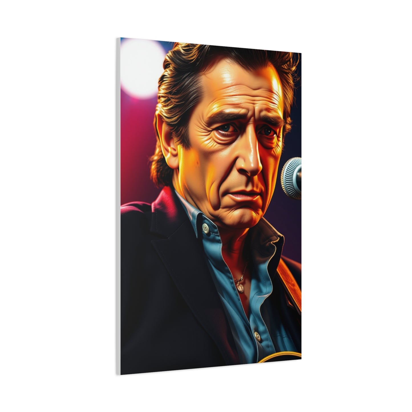Johnny Cash Art Canvas Art 1 Wall Art & Canvas Print