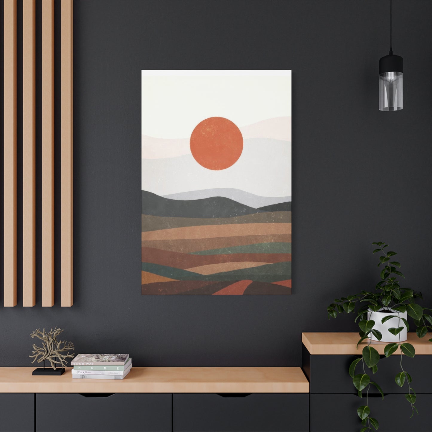 Abstract Landscape Sunsets Earth Tones Wall Art & Canvas Prints