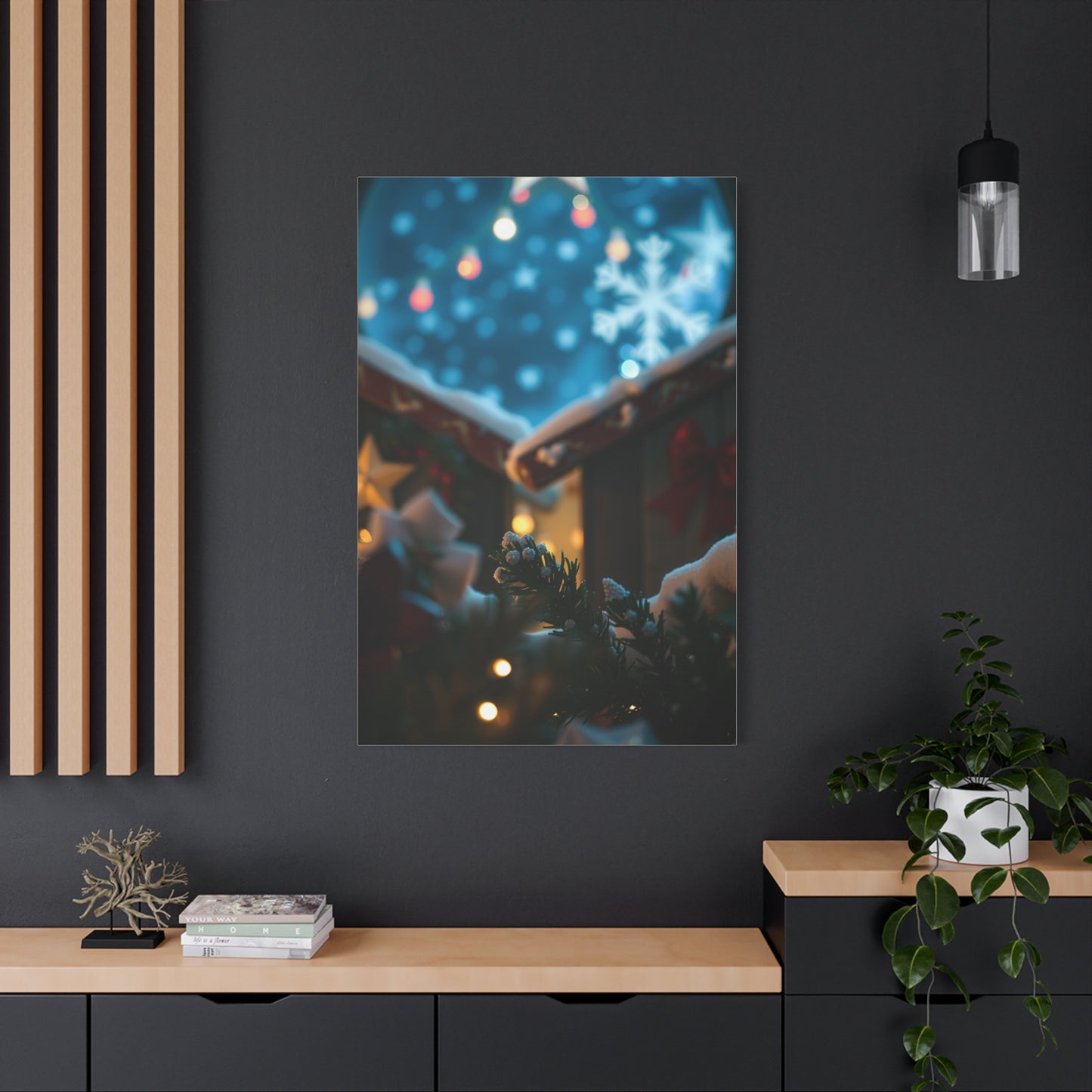 Enchanted Christmas Scene Wall Art & Canvas Print