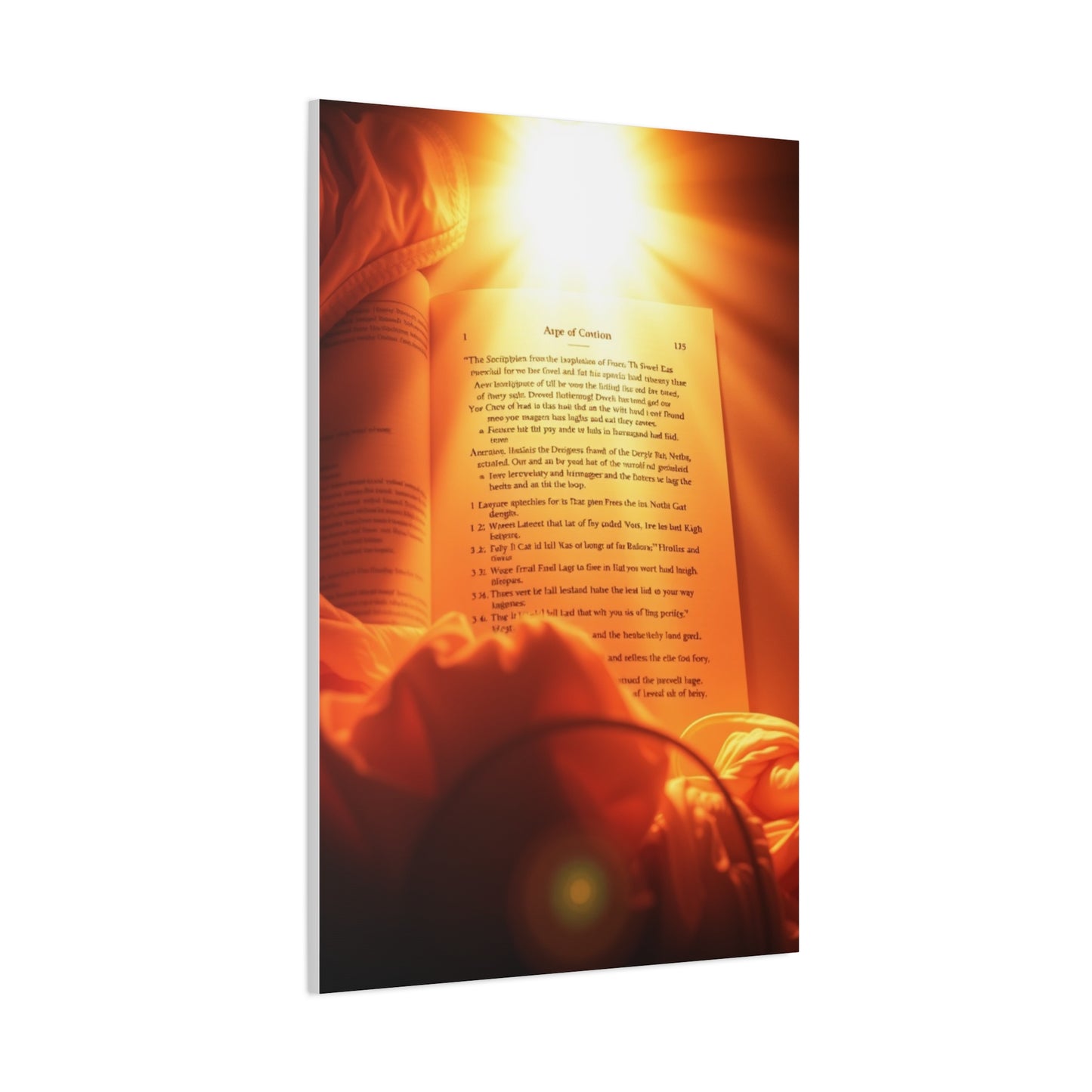 Sanctified Calligraphy Canvas Wall Art & Canvas Print