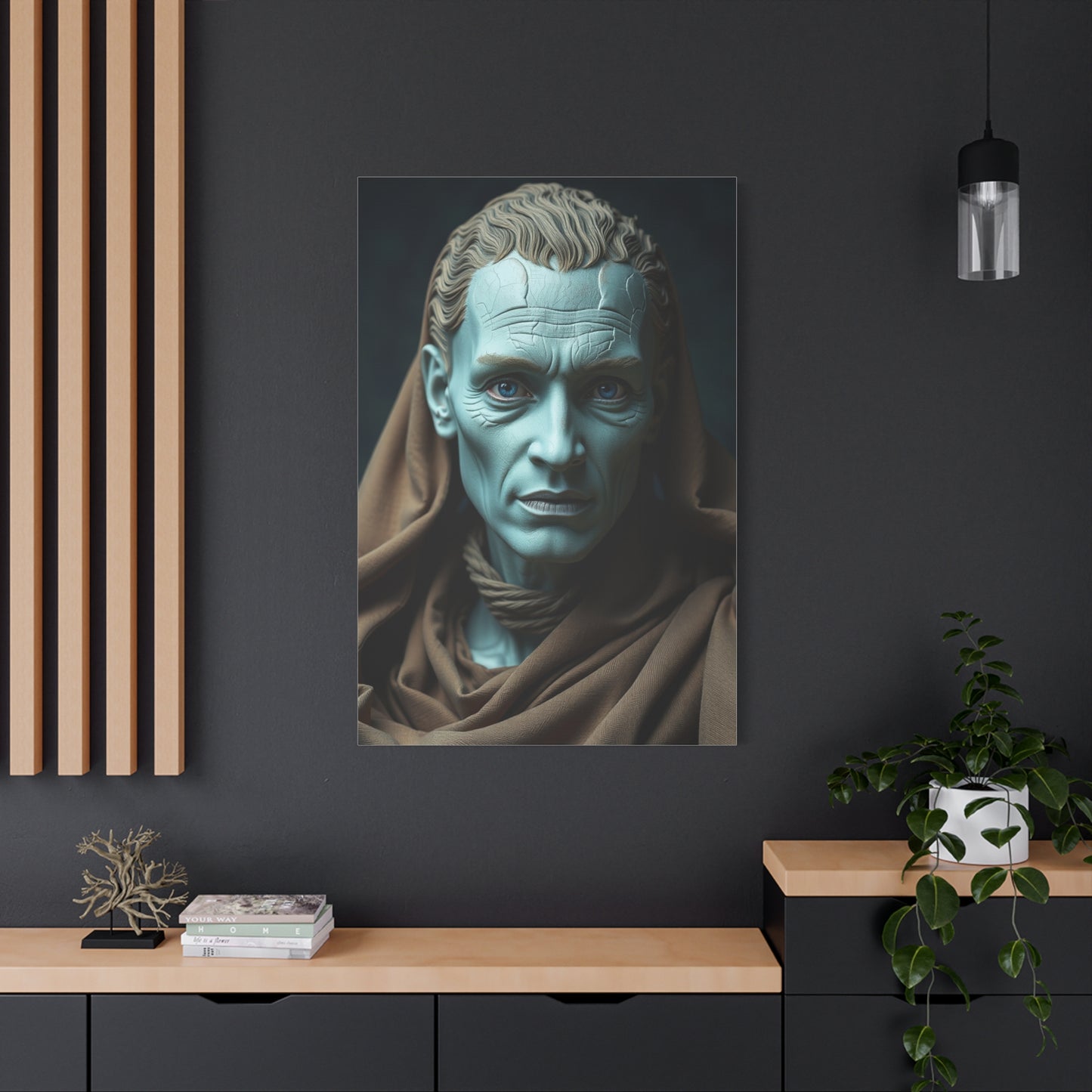 Supreme Blue & Gray Art Collection Wall Art & Canvas Print