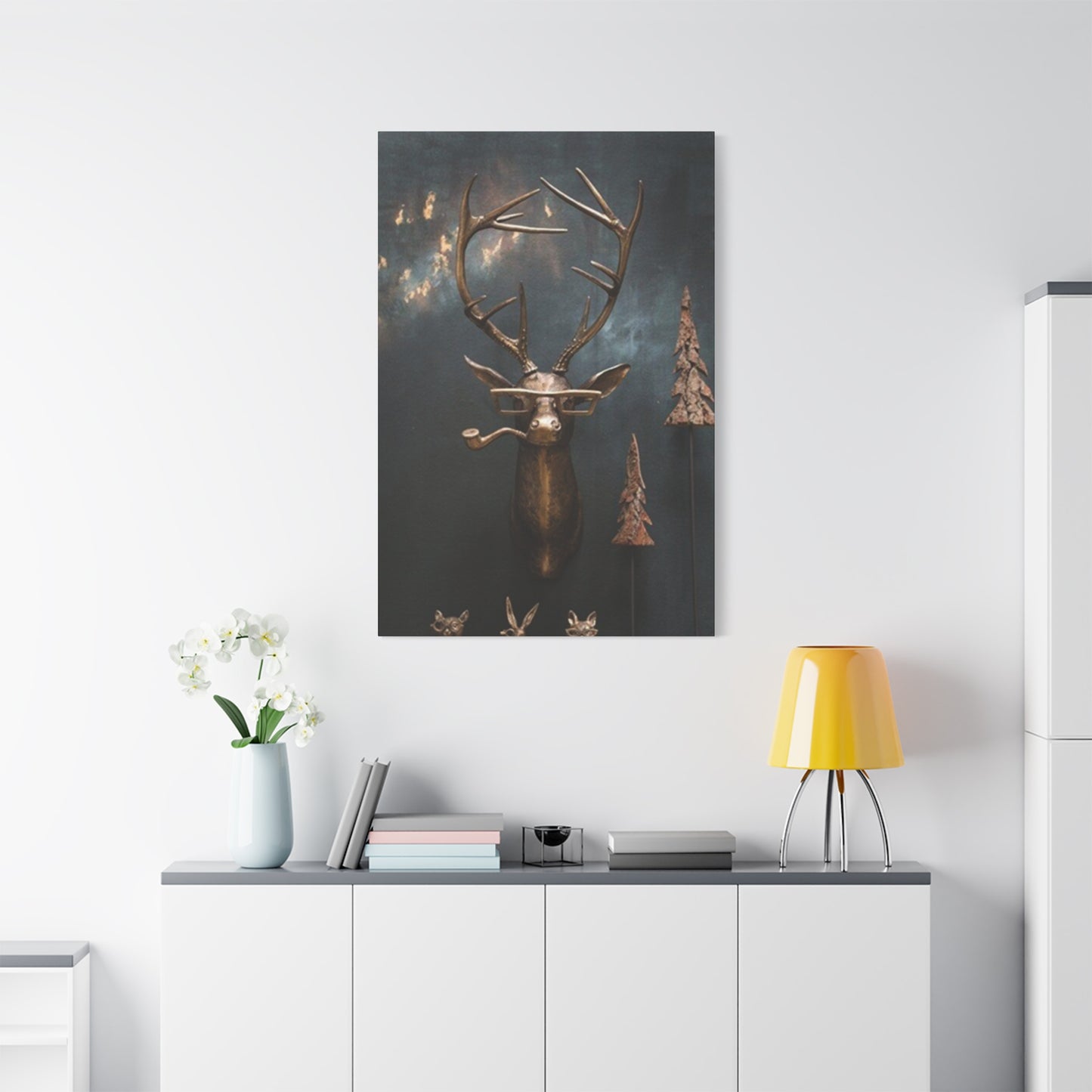 Cool Savage Reindeer Wall Art & Canvas Prints