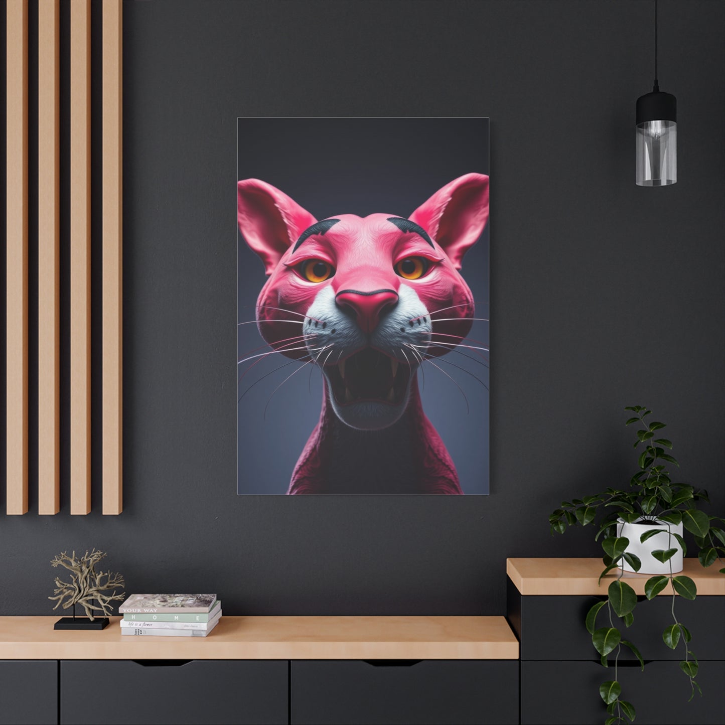 Orchid Panther Luxe Art Wall Art & Canvas Print