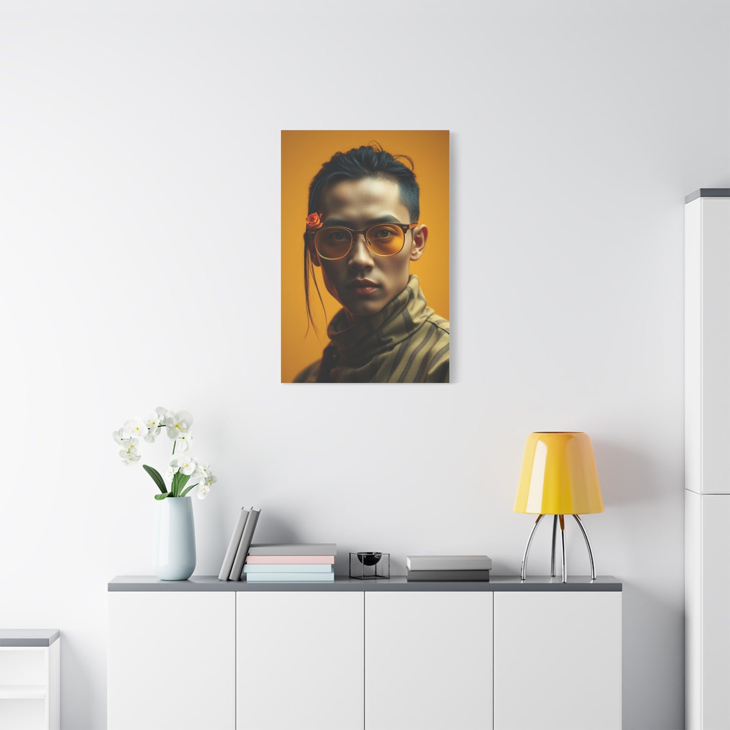 Luminous Gold Impression Wall Art & Canvas Print