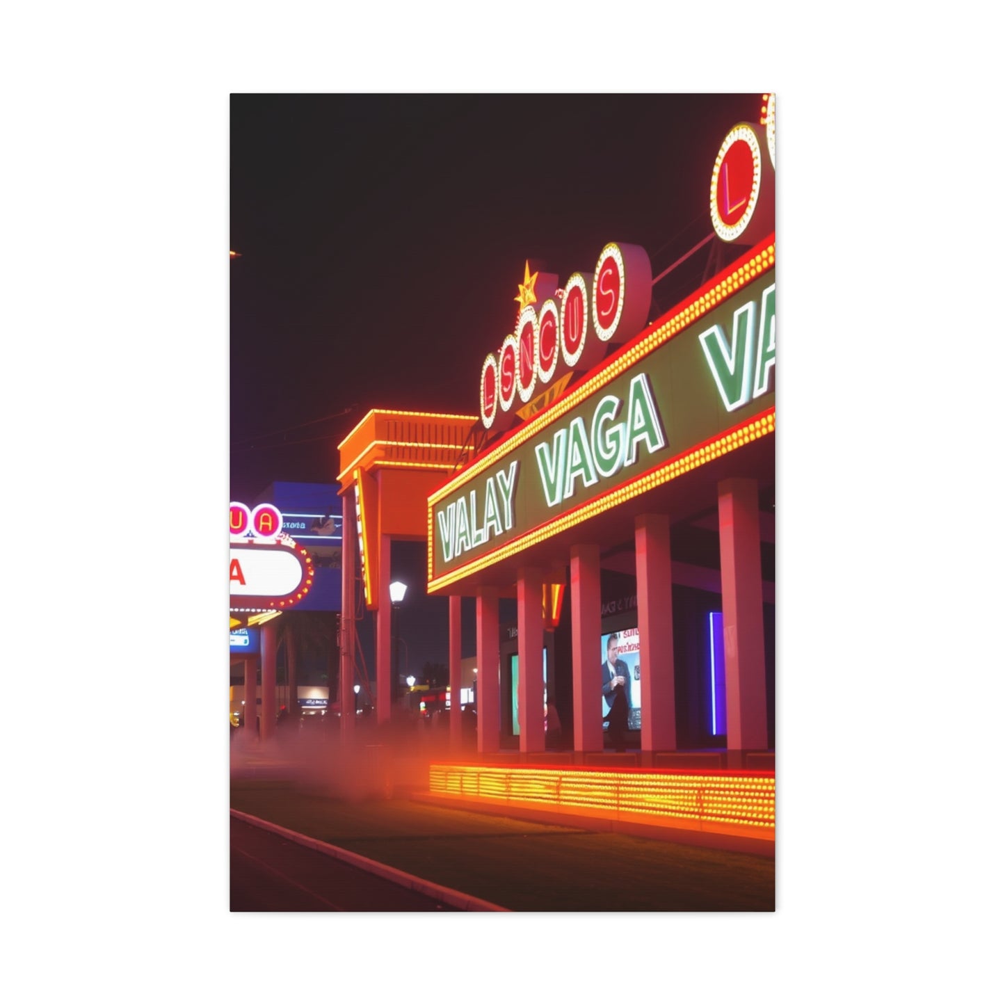 Las Vagas Art Canvas Art 9 Wall Art & Canvas Print