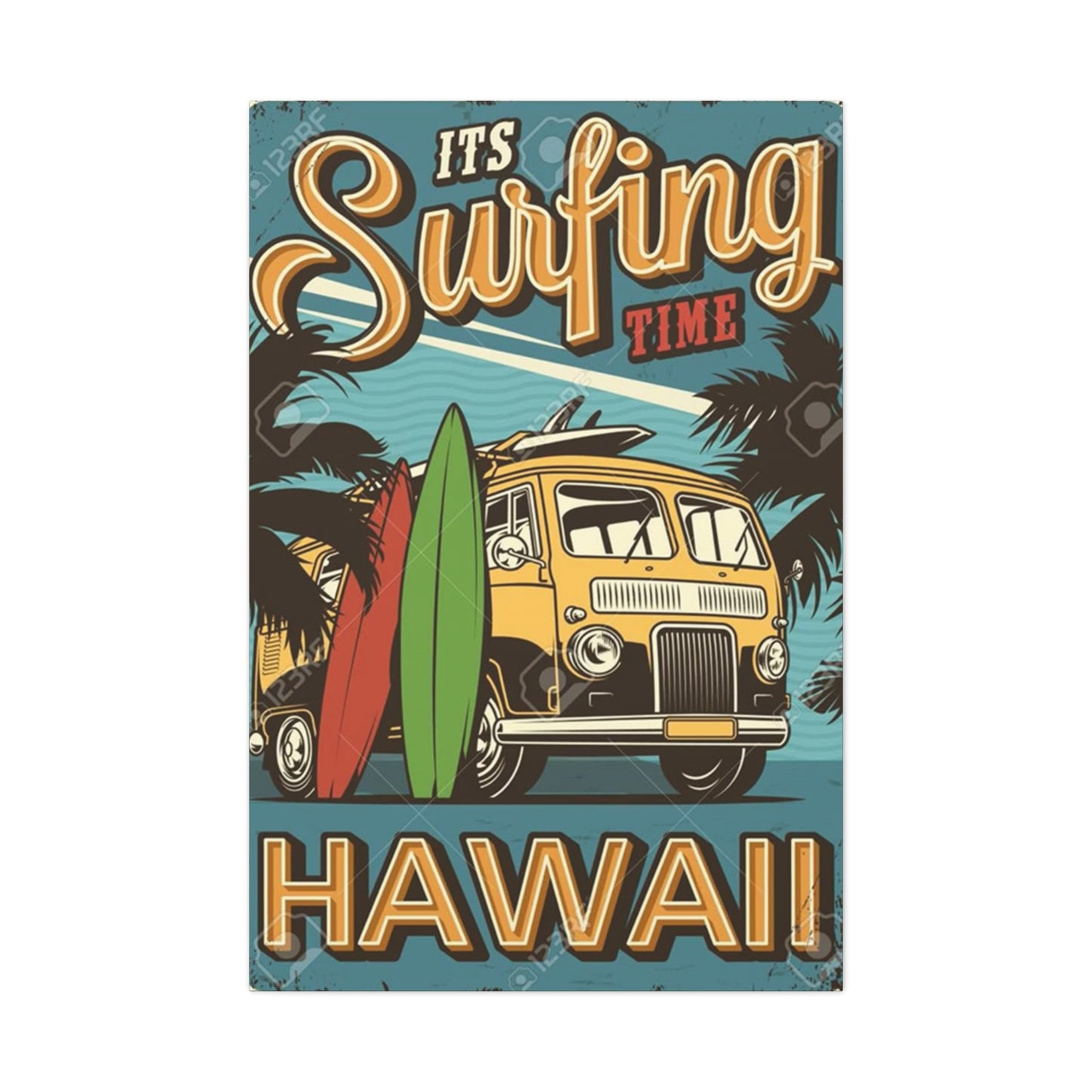 Hawaii Surfing Wall Art & Canvas Prints