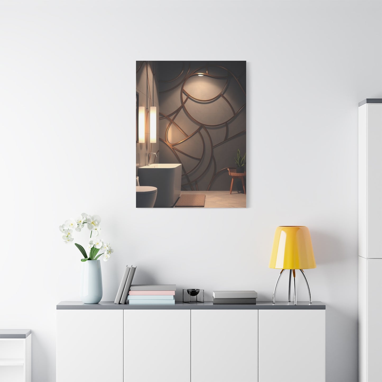 Tranquil Cascade Art Wall Art & Canvas Print