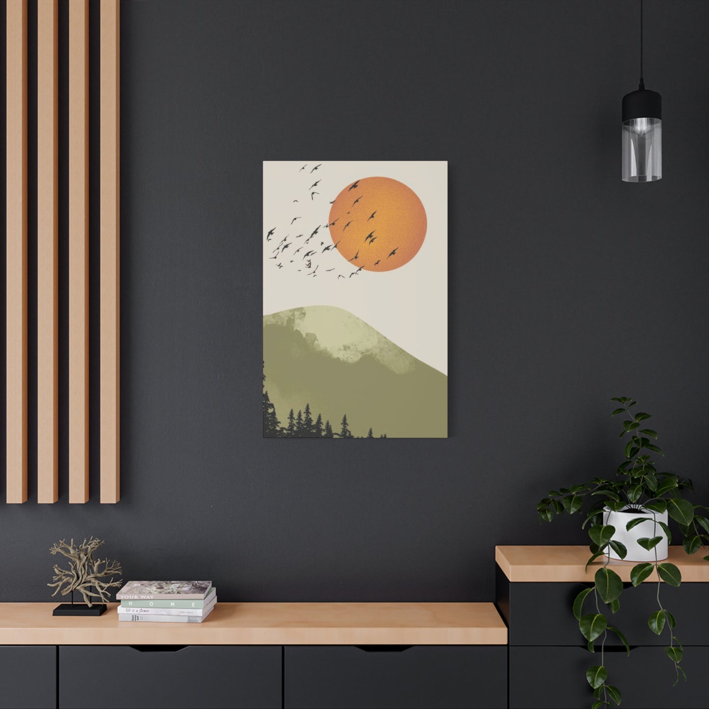 Birds Fly By Earthy Wall Art & Canvas Prints
