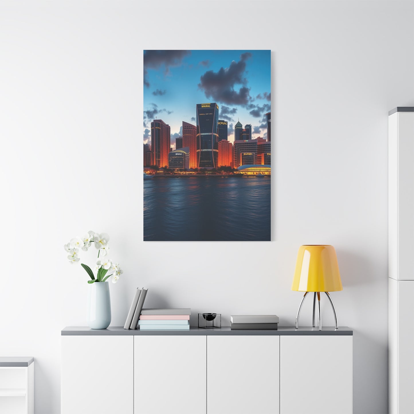 Opulent Skyline Silhouette Art Wall Art & Canvas Print