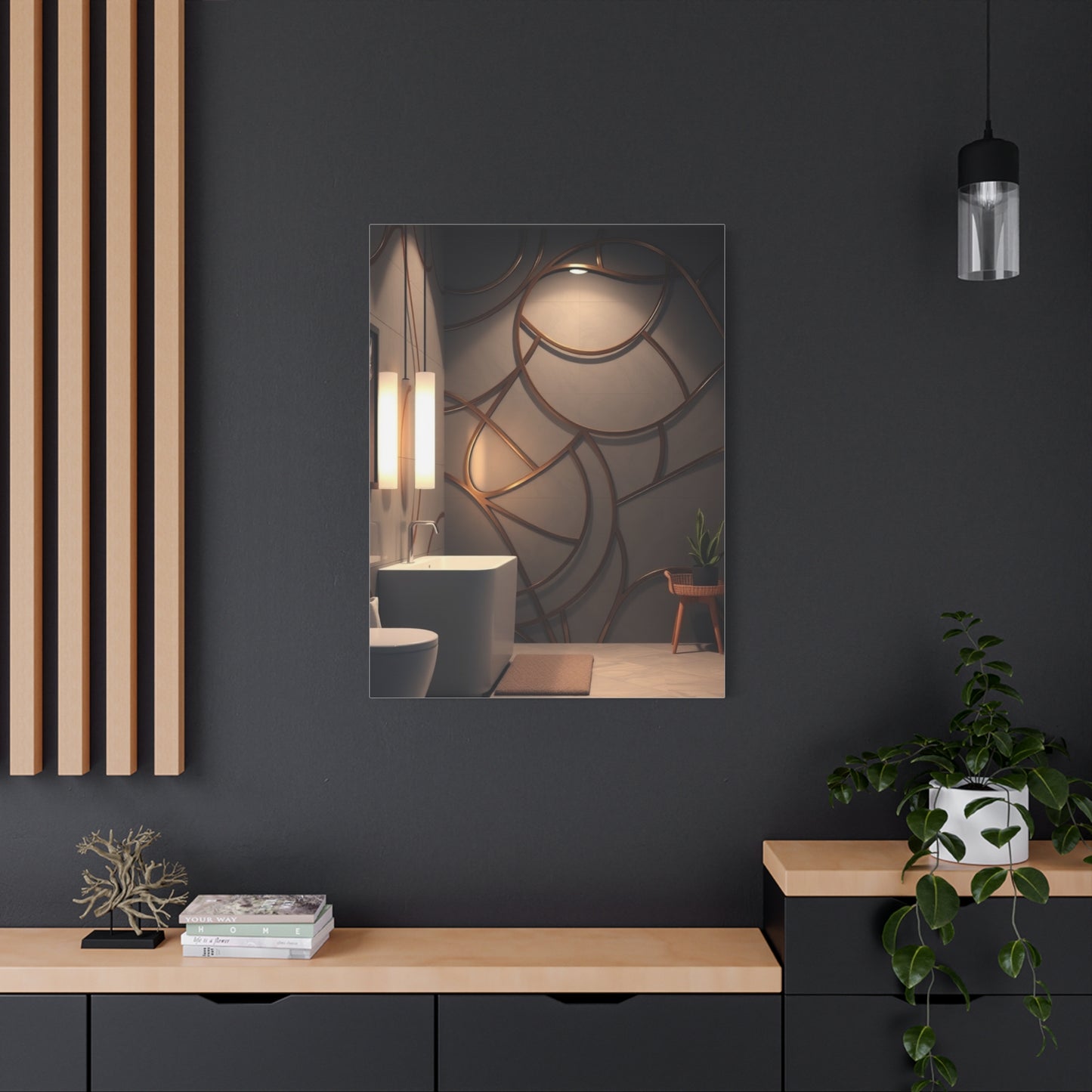 Tranquil Cascade Art Wall Art & Canvas Print