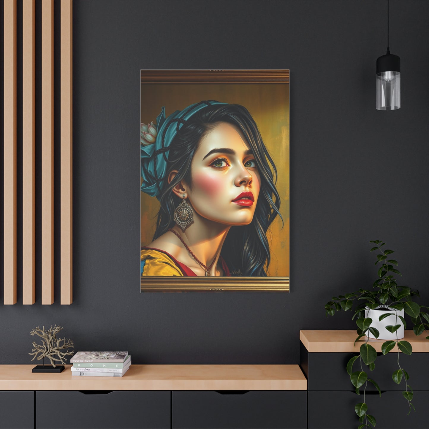 Gilded Brushwork Elegance