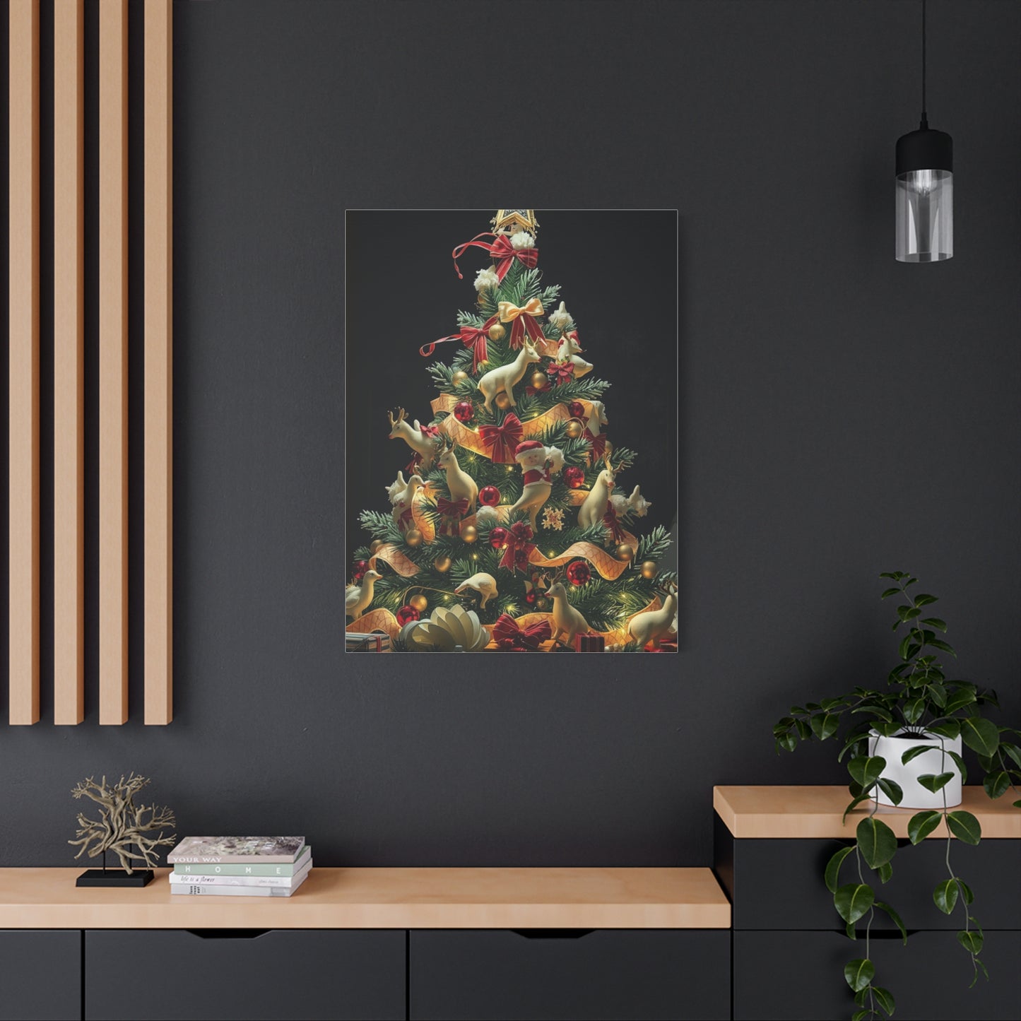 Timeless Yuletide Reverie Canvas