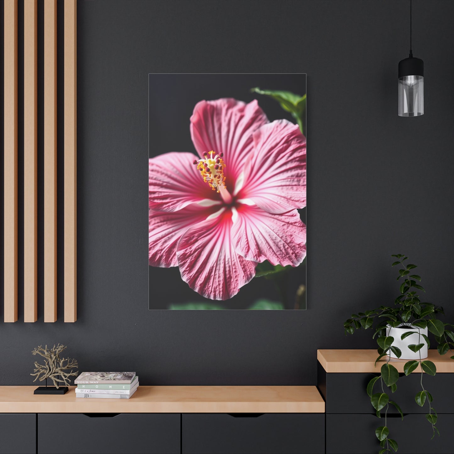 Vision Hibiscus Flower Art Art Wall Art & Canvas Print