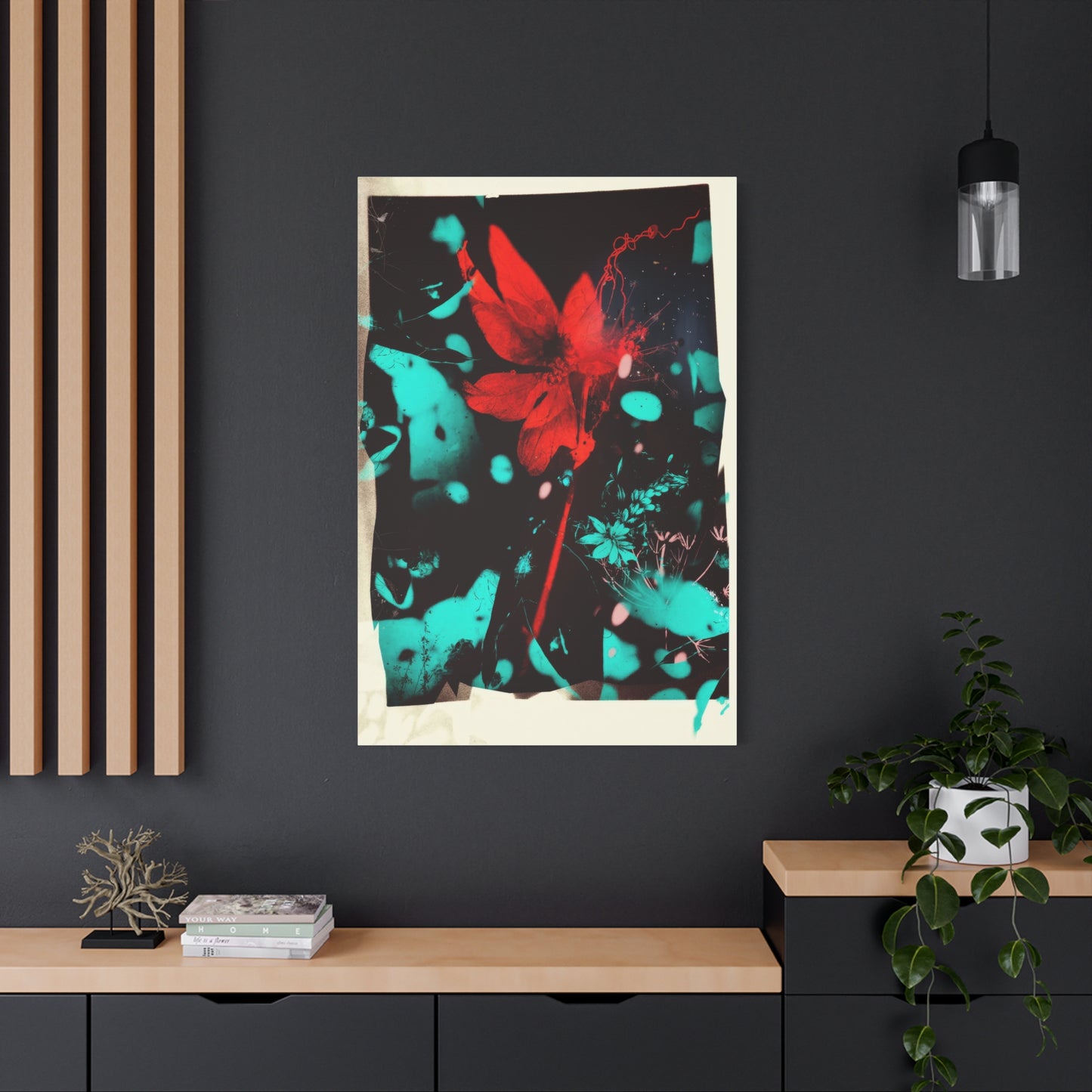 Crimson Burst Wall Art & Canvas Prints