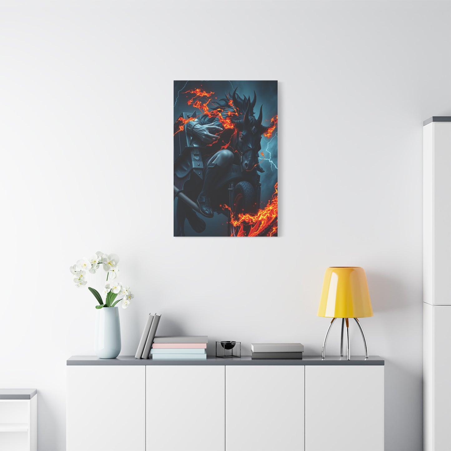 Sable Serenity Painting Wall Art & Canvas Print