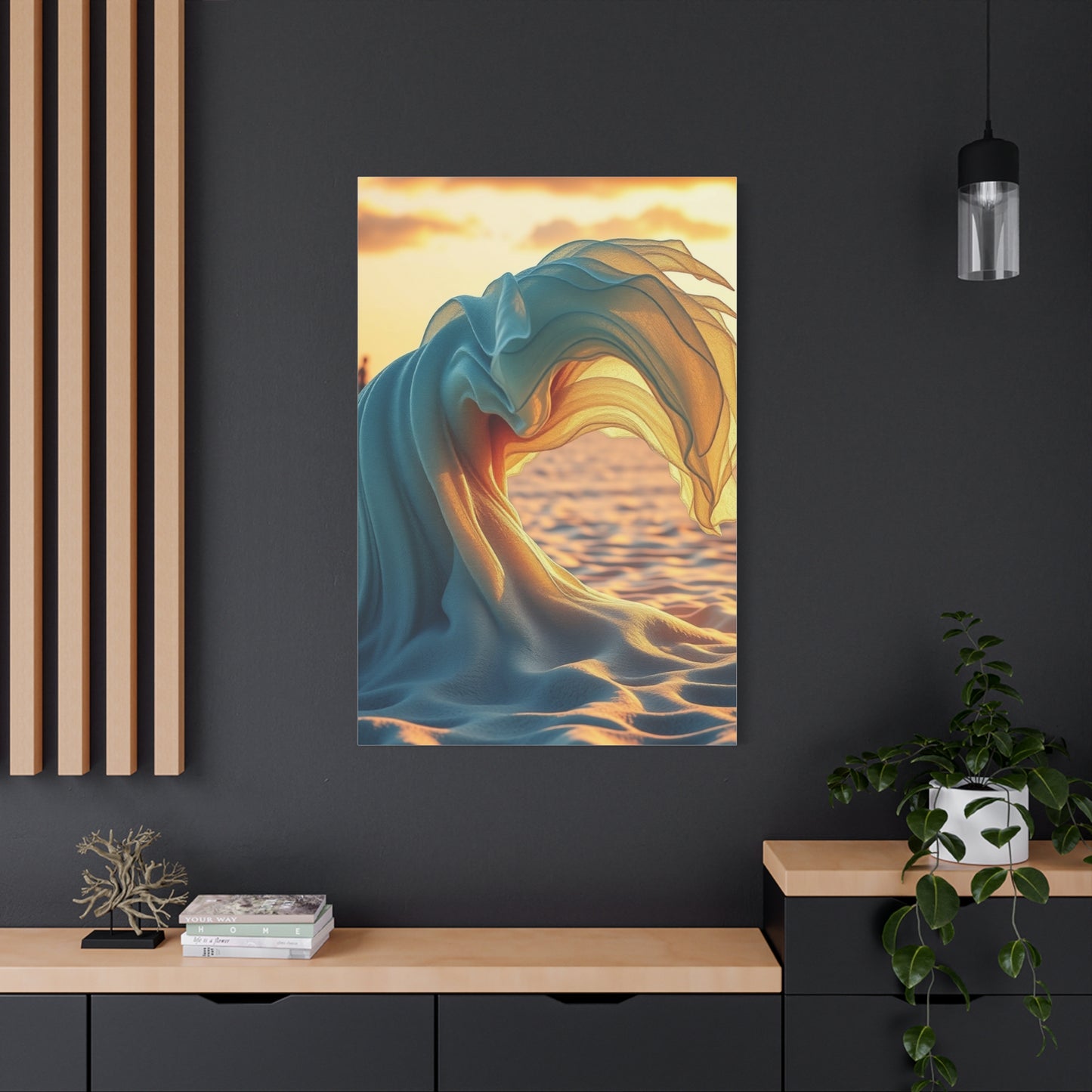 Vibrant Coastal Tapestry Wall Art & Canvas Print