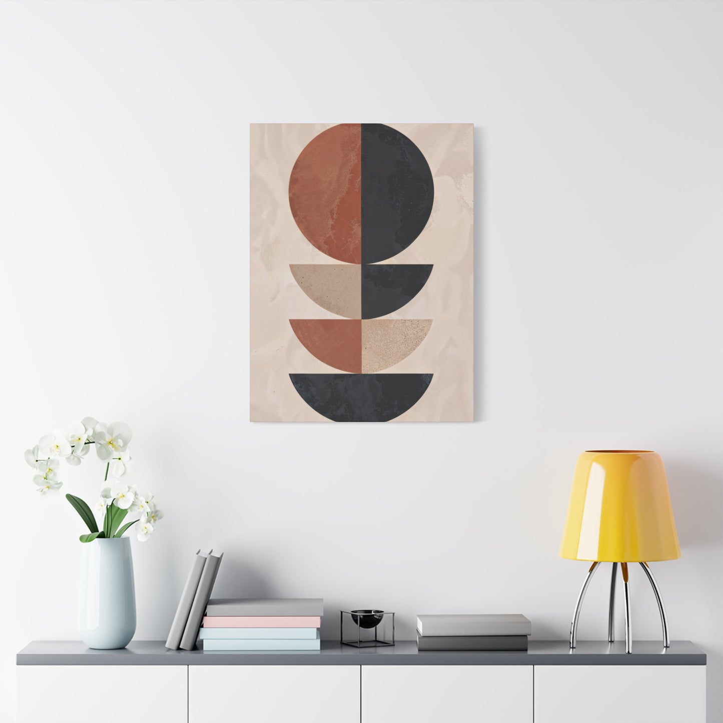 Abstract Brown Black Earth Tones Wall Art & Canvas Prints