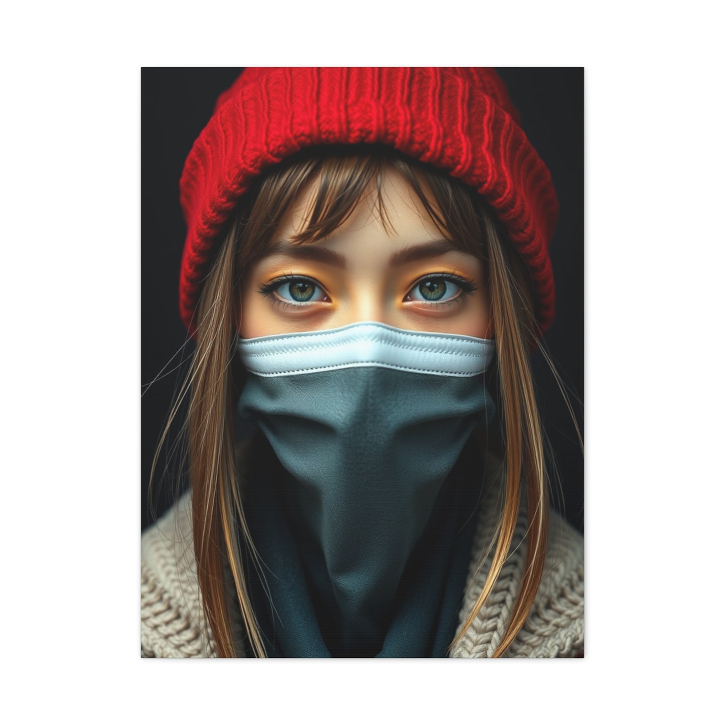 Faceless Portraits Art Canvas Art 3 Wall Art & Canvas Print