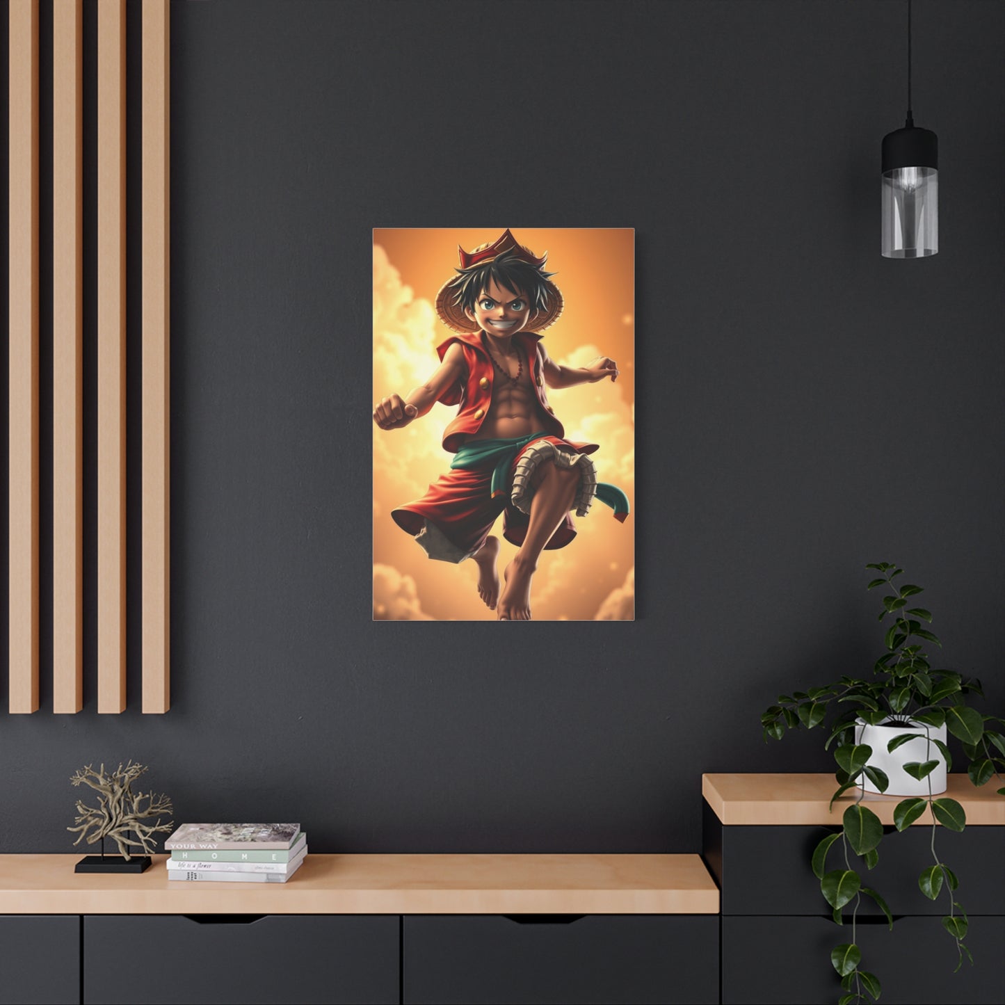 Monkey D. Luffy Art Canvas Art 1 Wall Art & Canvas Print