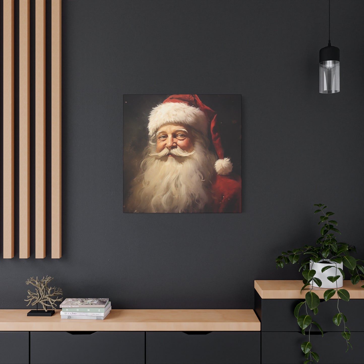 Smiling Santa Claus Wall Art & Canvas Prints