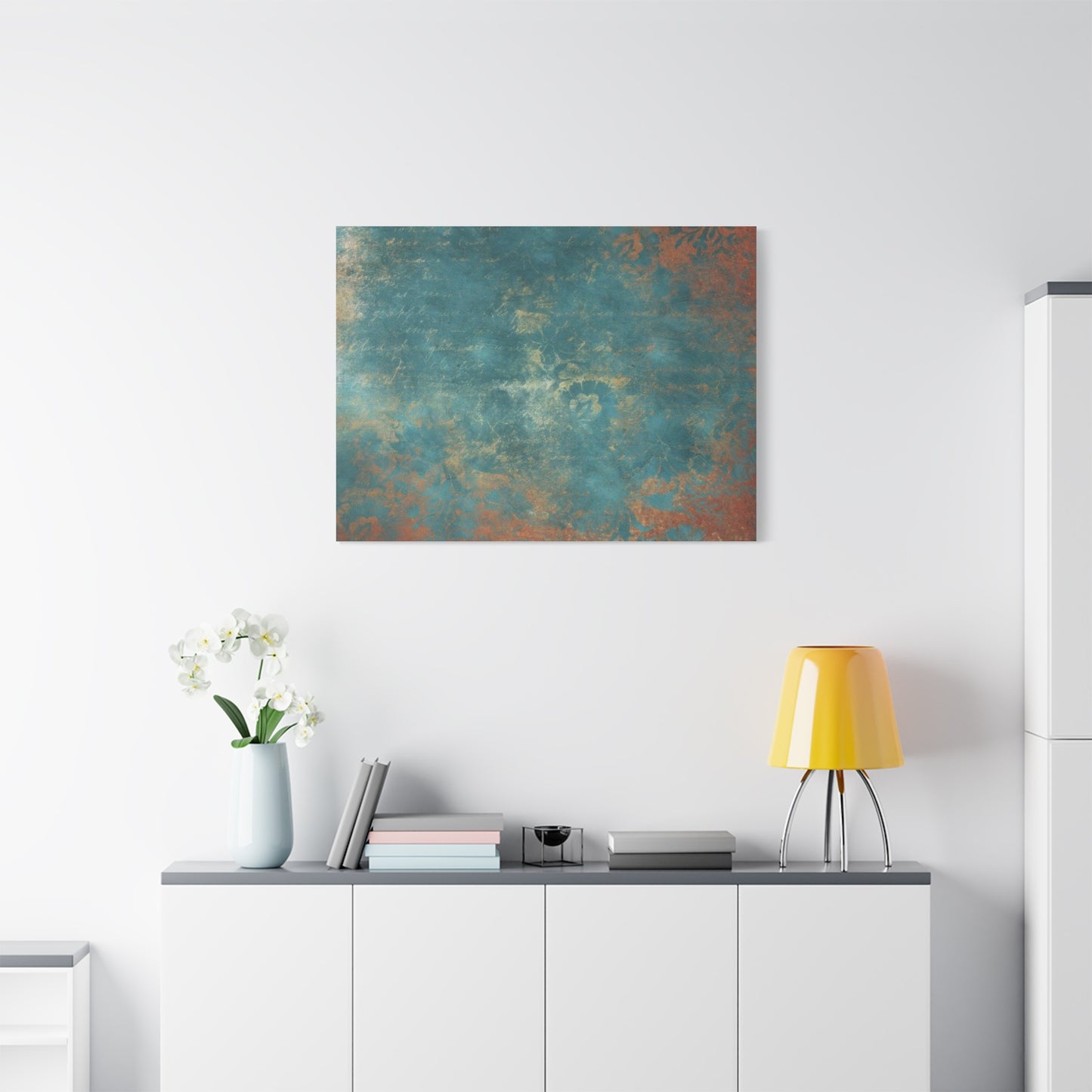 Teal Rust Reverie Wall Art & Canvas Prints
