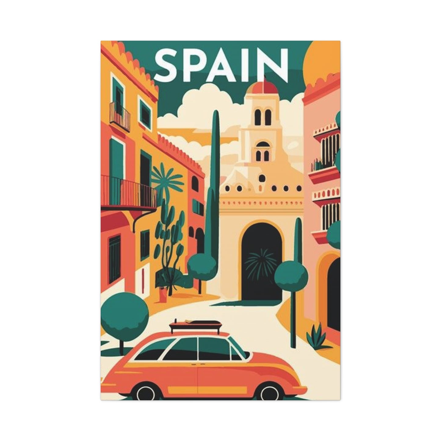 Spain Abstract Wall Art & Canvas Prints