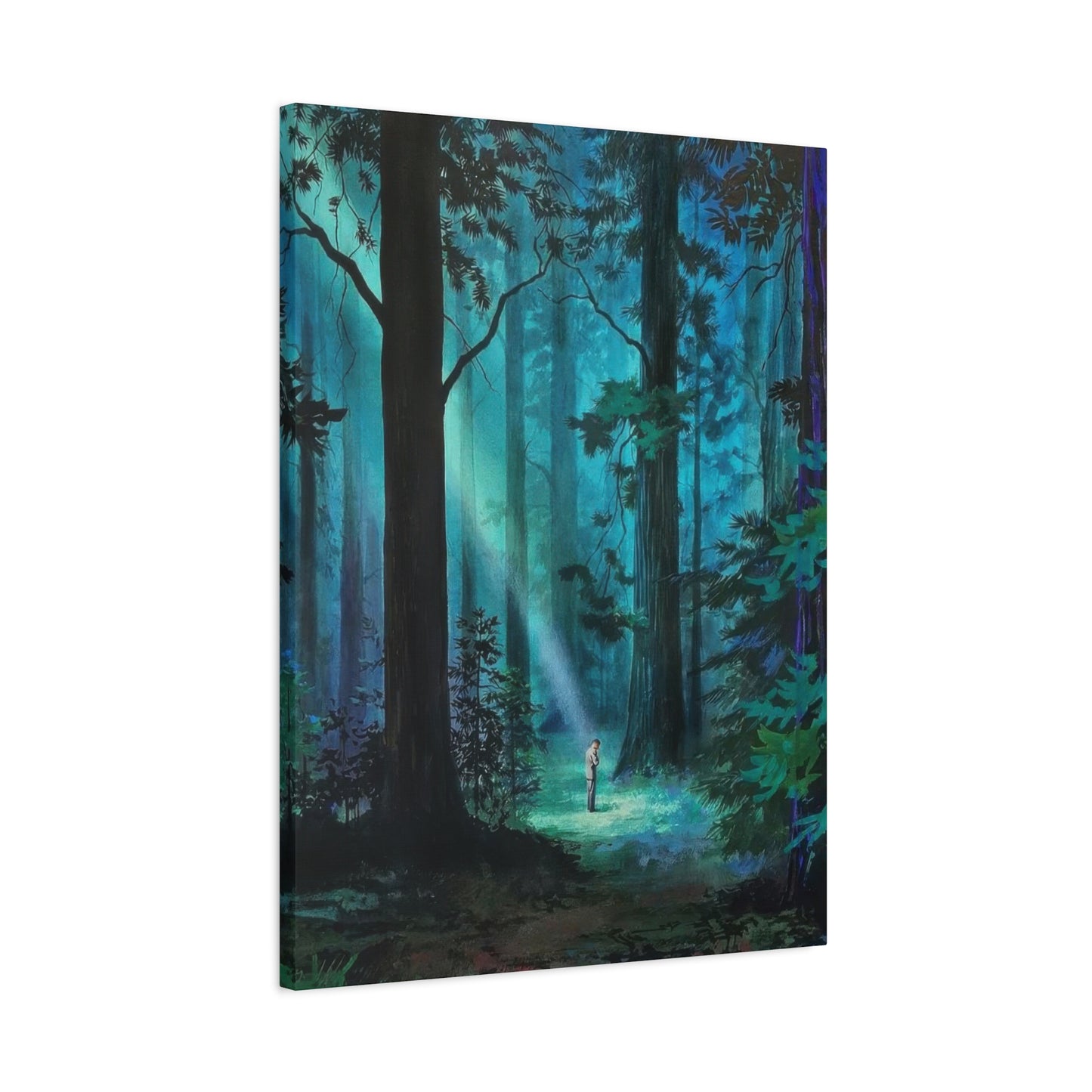 Green Dark Forest Wall Art & Canvas Prints