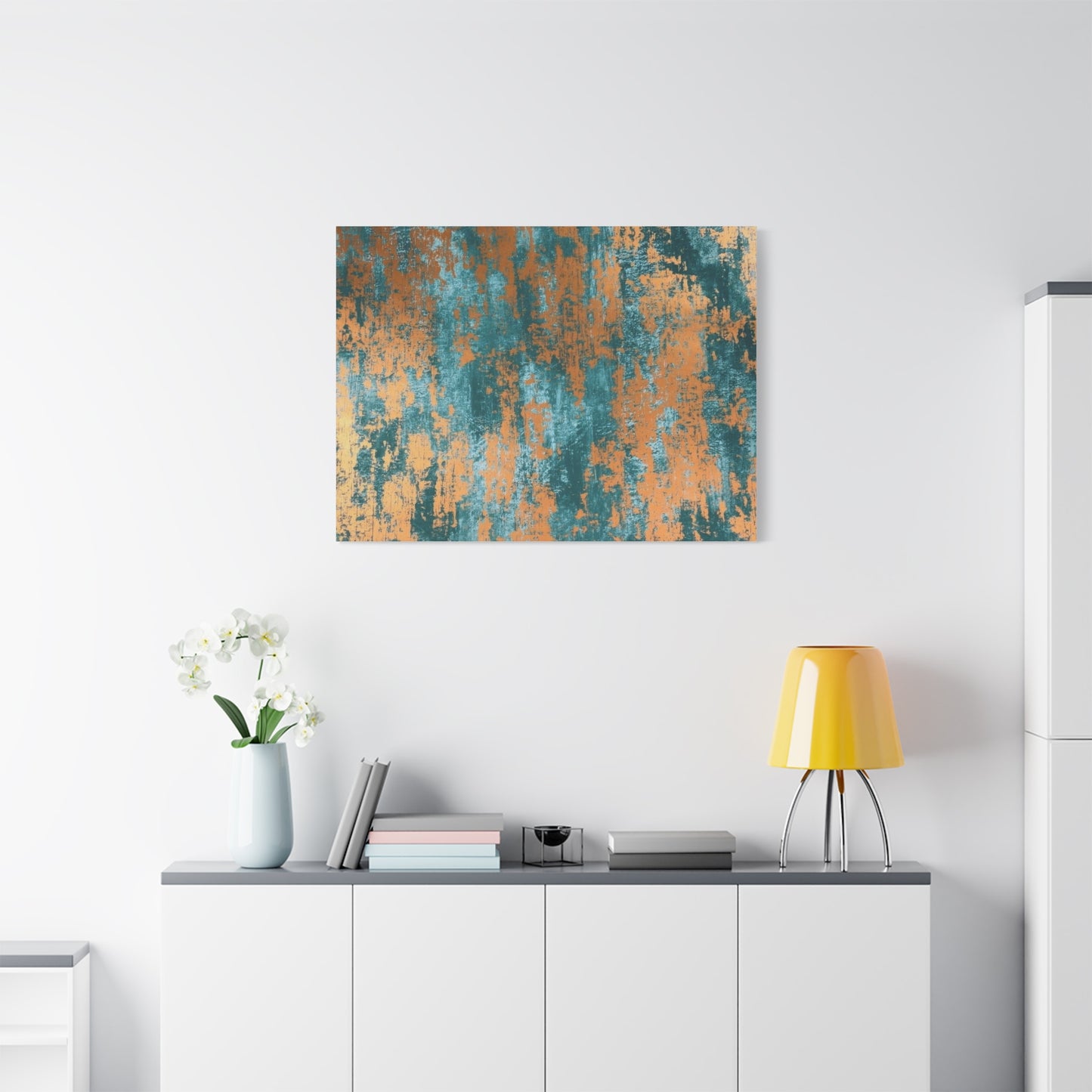 Teal Rust Wall Art & Canvas Prints