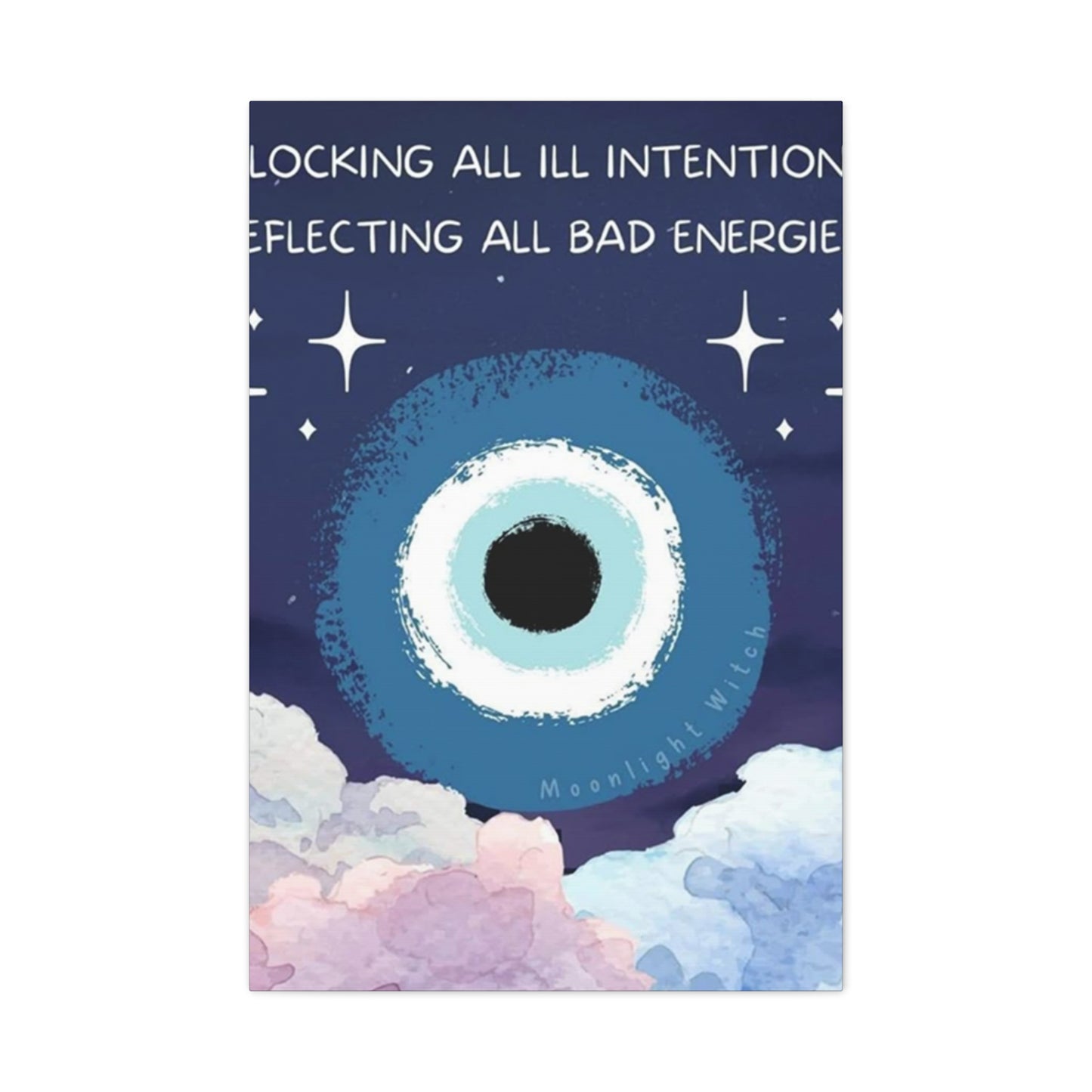 Blocking All Bad Vibes Poster Wall Art & Canvas Prints