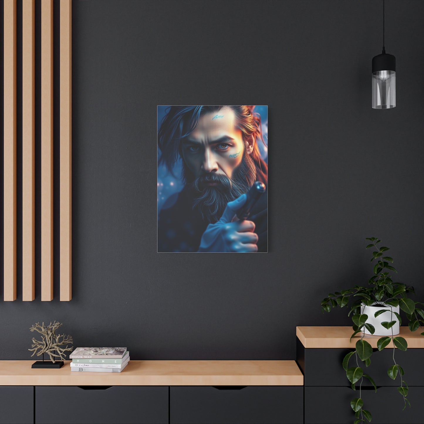Sapphire Elegance Wall Art Wall Art & Canvas Print