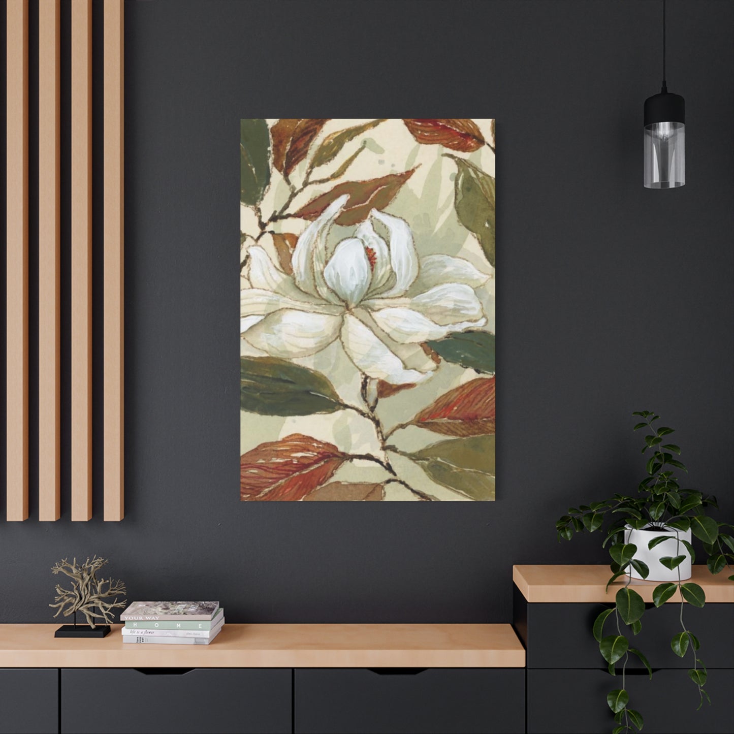 White Magnolia Flower Wall Art & Canvas Prints
