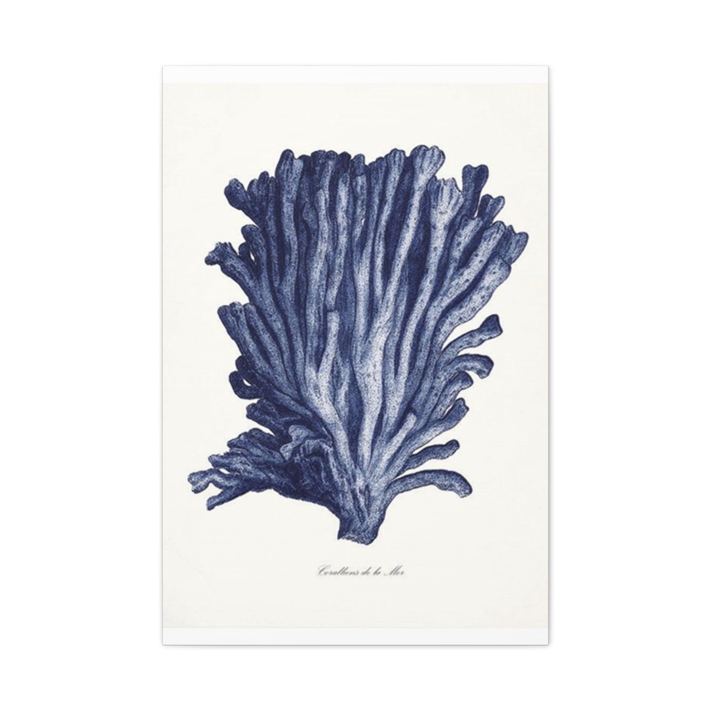 Blue Shell Stem Painting Wall Art & Canvas Prints