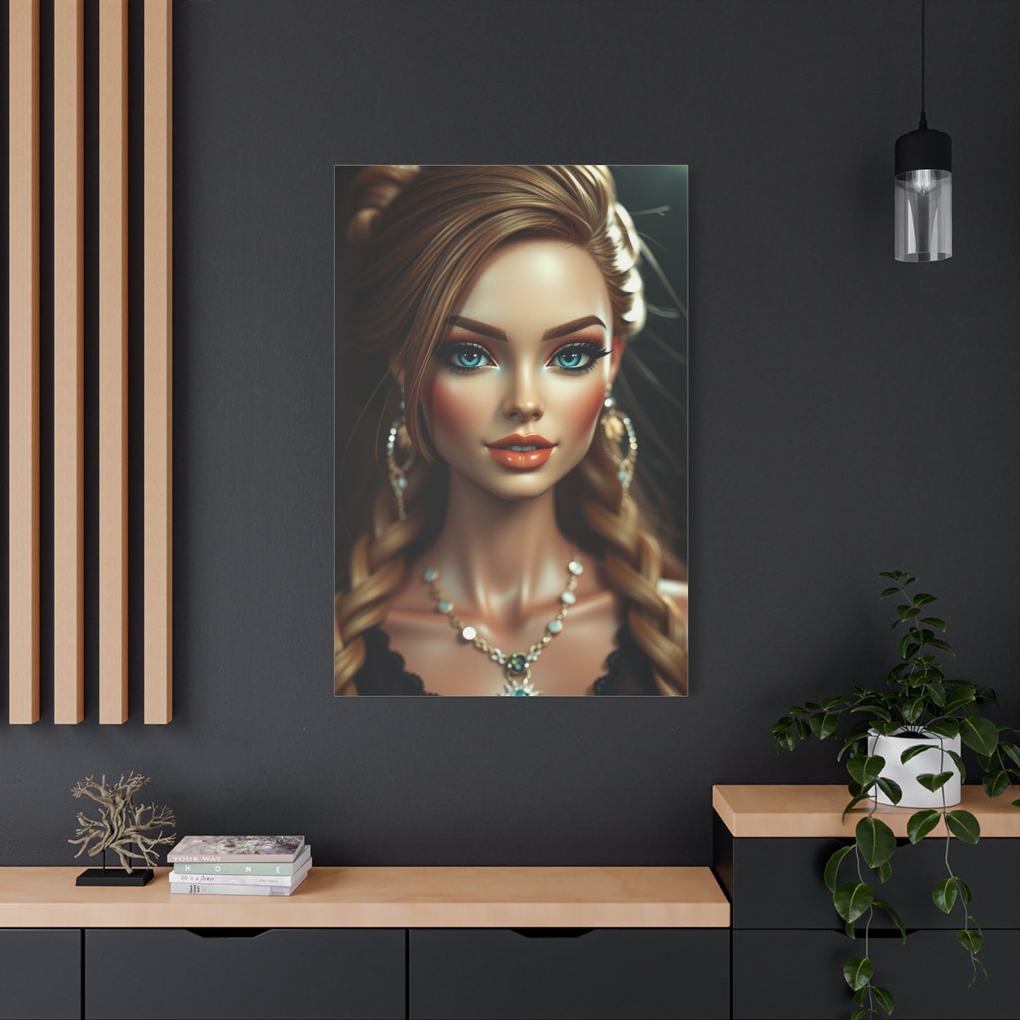 Barbiecore Art Supreme Canvas Wall Art & Canvas Print