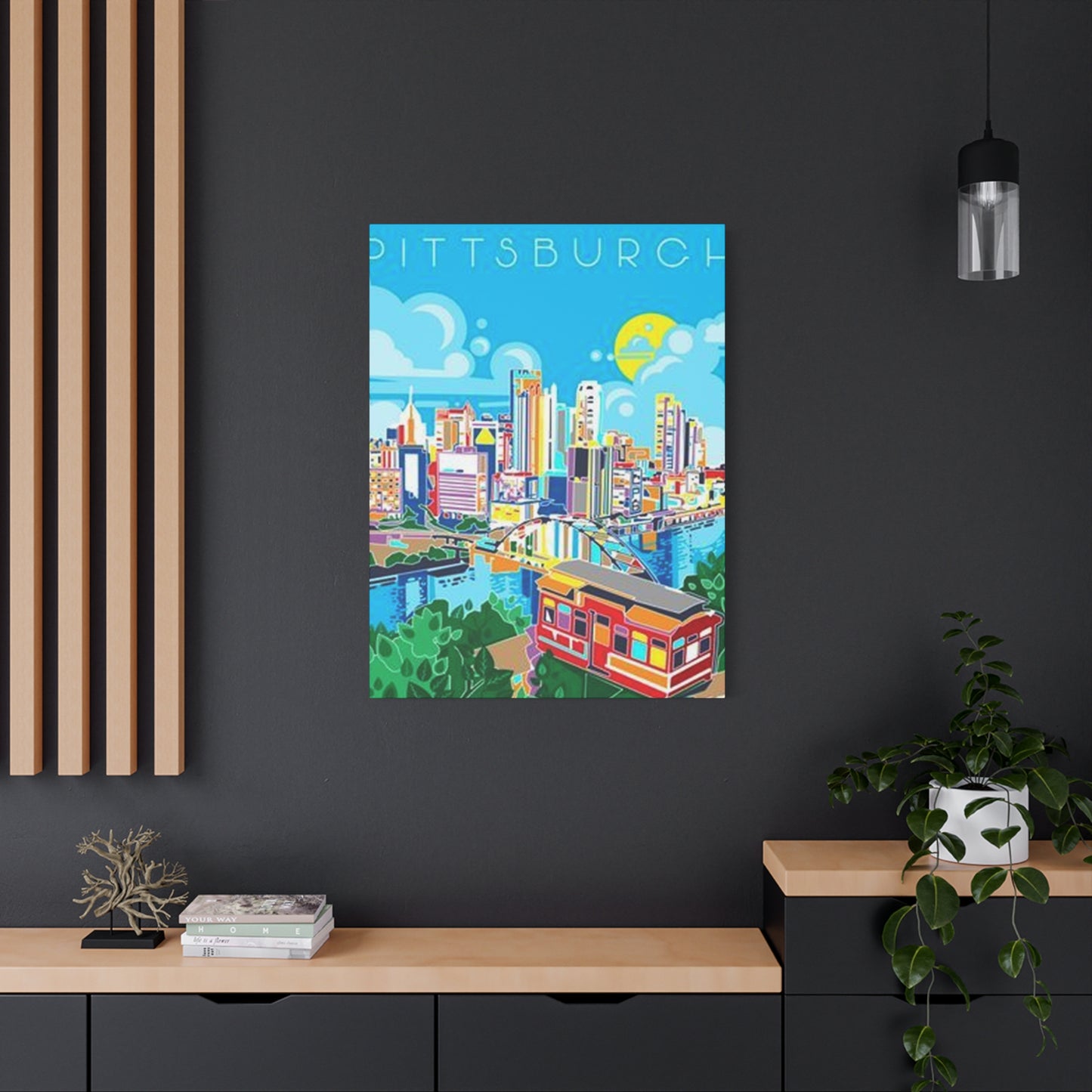 Pittsburgh Graffiti Poster Wall Art & Canvas Prints