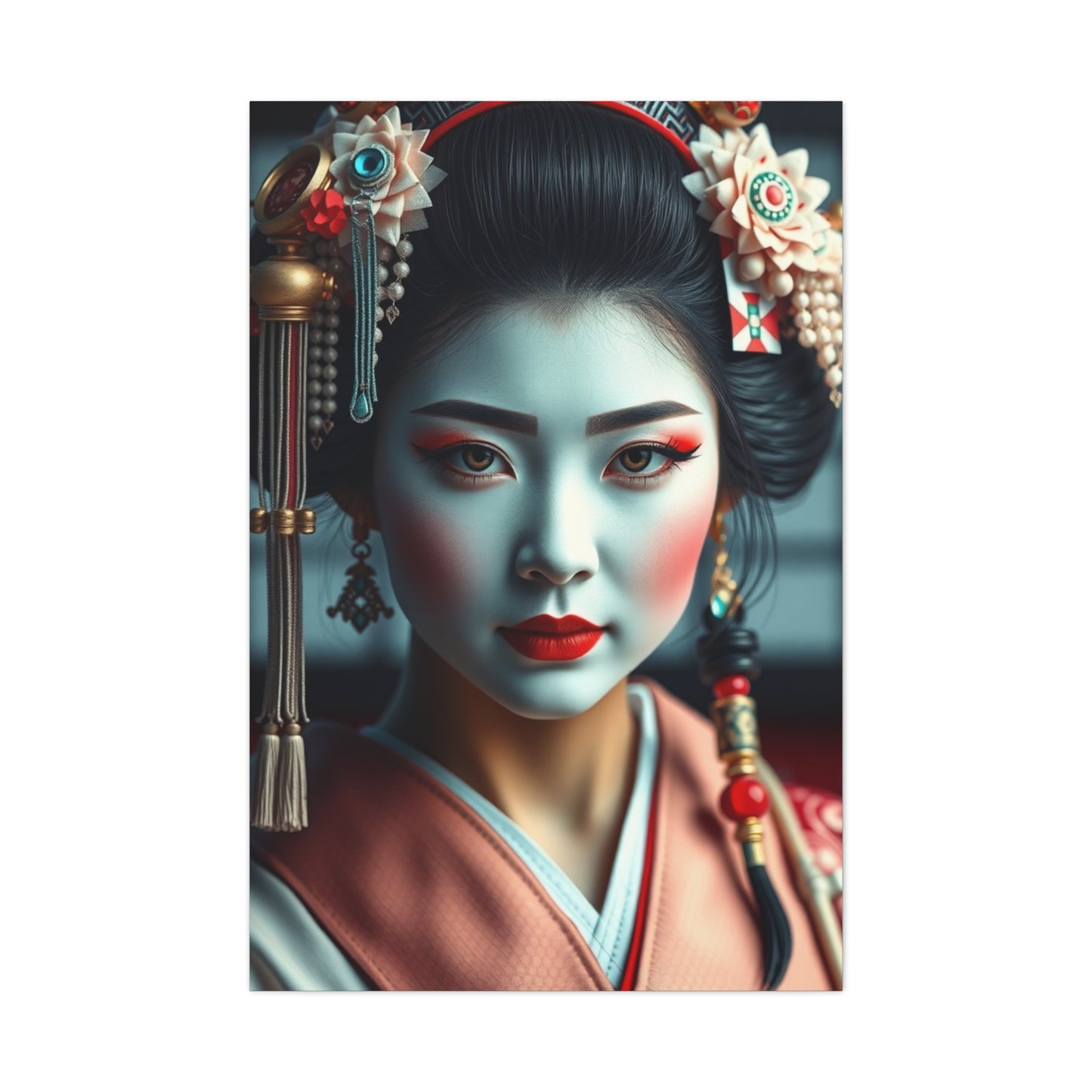 Geisha Art Canvas Art 4 Wall Art & Canvas Print