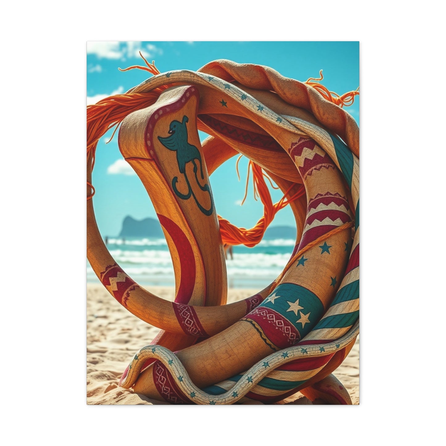 Opulent Shoreline Imagery Wall Art & Canvas Print