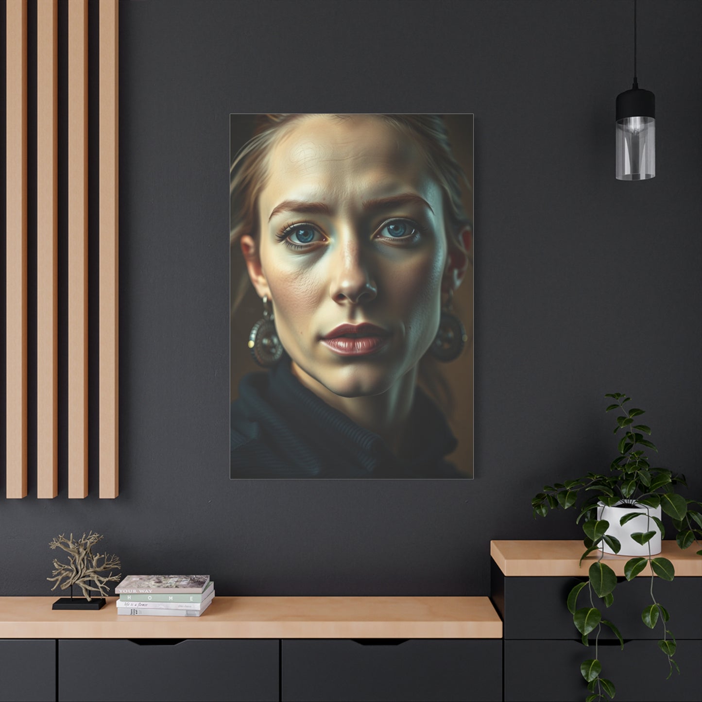Graceful Profile Elegance Wall Art & Canvas Print