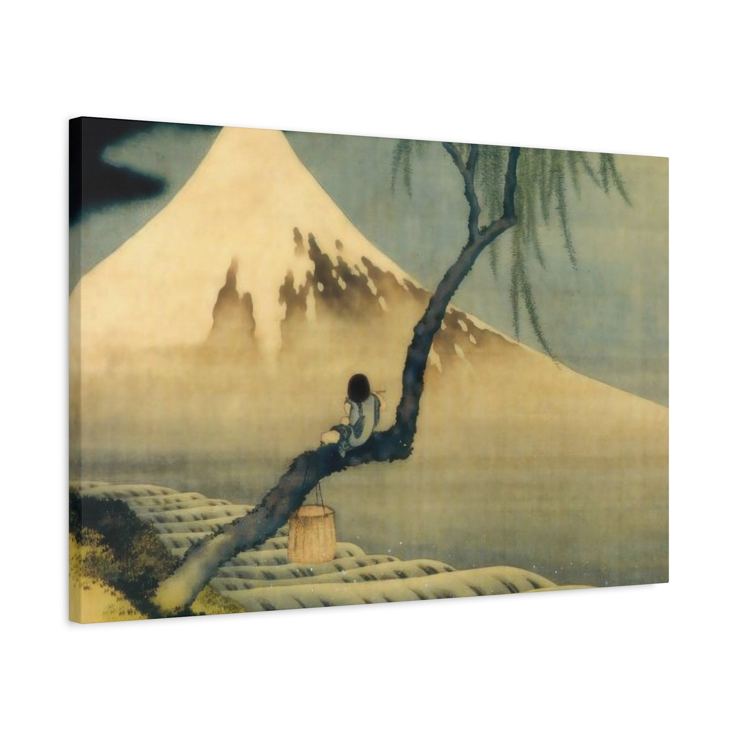 Katsushika Hokusai Boy On Mount Fuji Wall Art & Canvas Prints