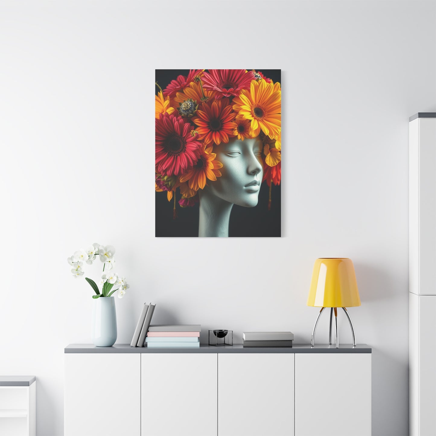 Floral Splendor Tableau Wall Art & Canvas Print