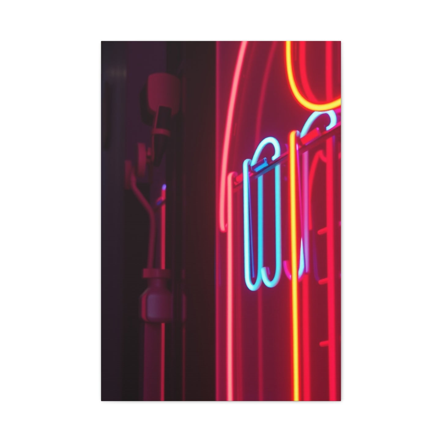 Neon Art Premium Canvas 19 Wall Art & Canvas Print