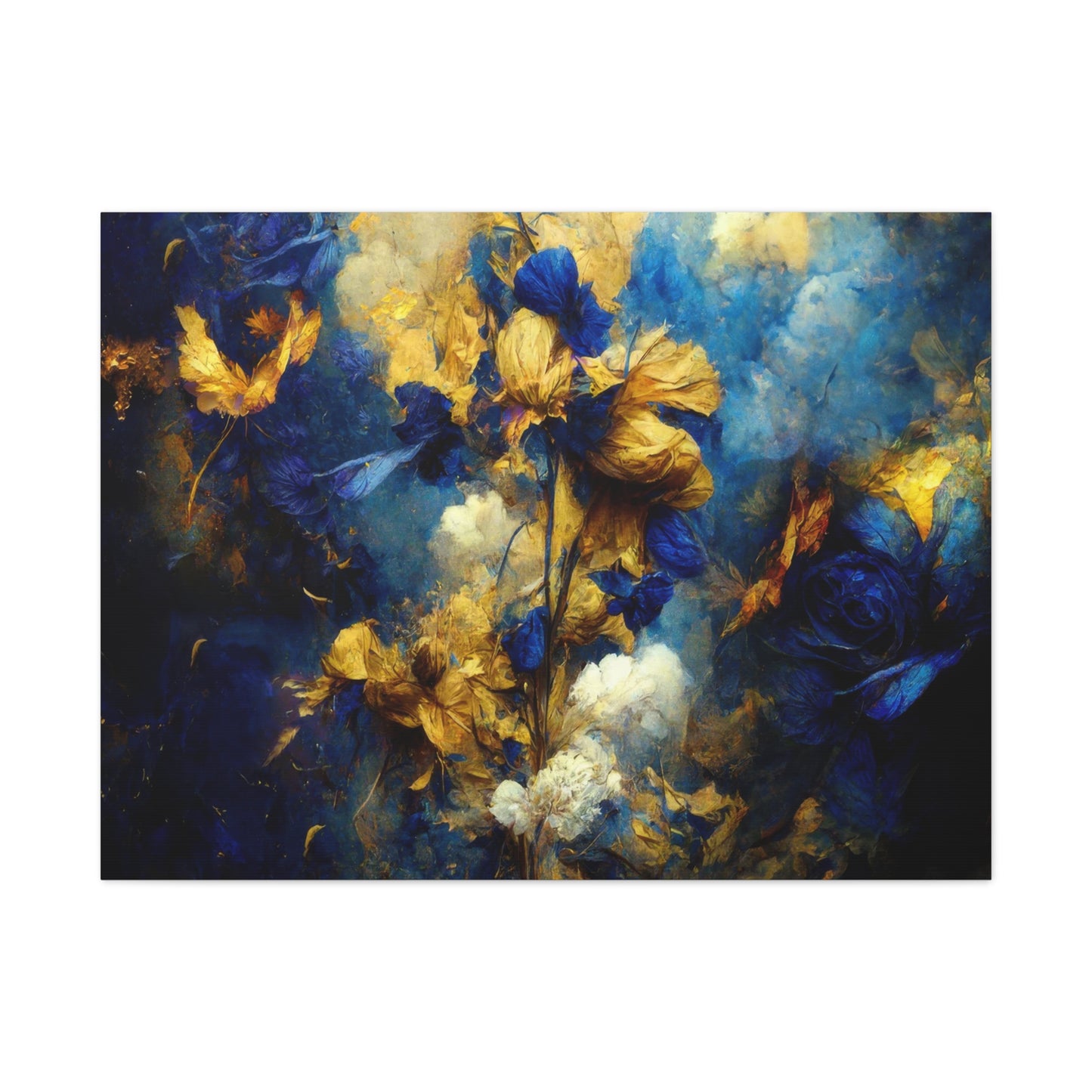 Golden Blooms at Twilight Wall Art & Canvas Prints