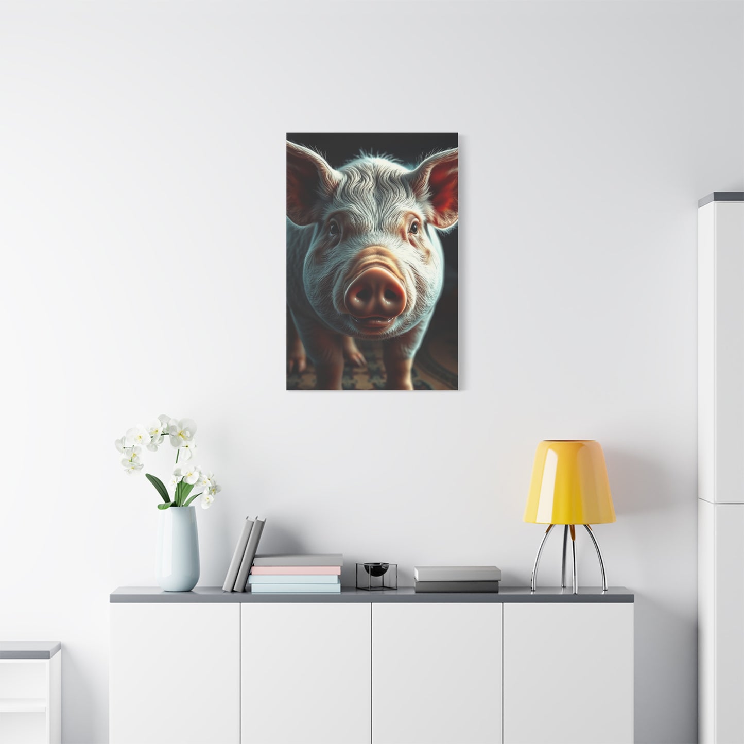 Pig Art Canvas Art 8 Wall Art & Canvas Print