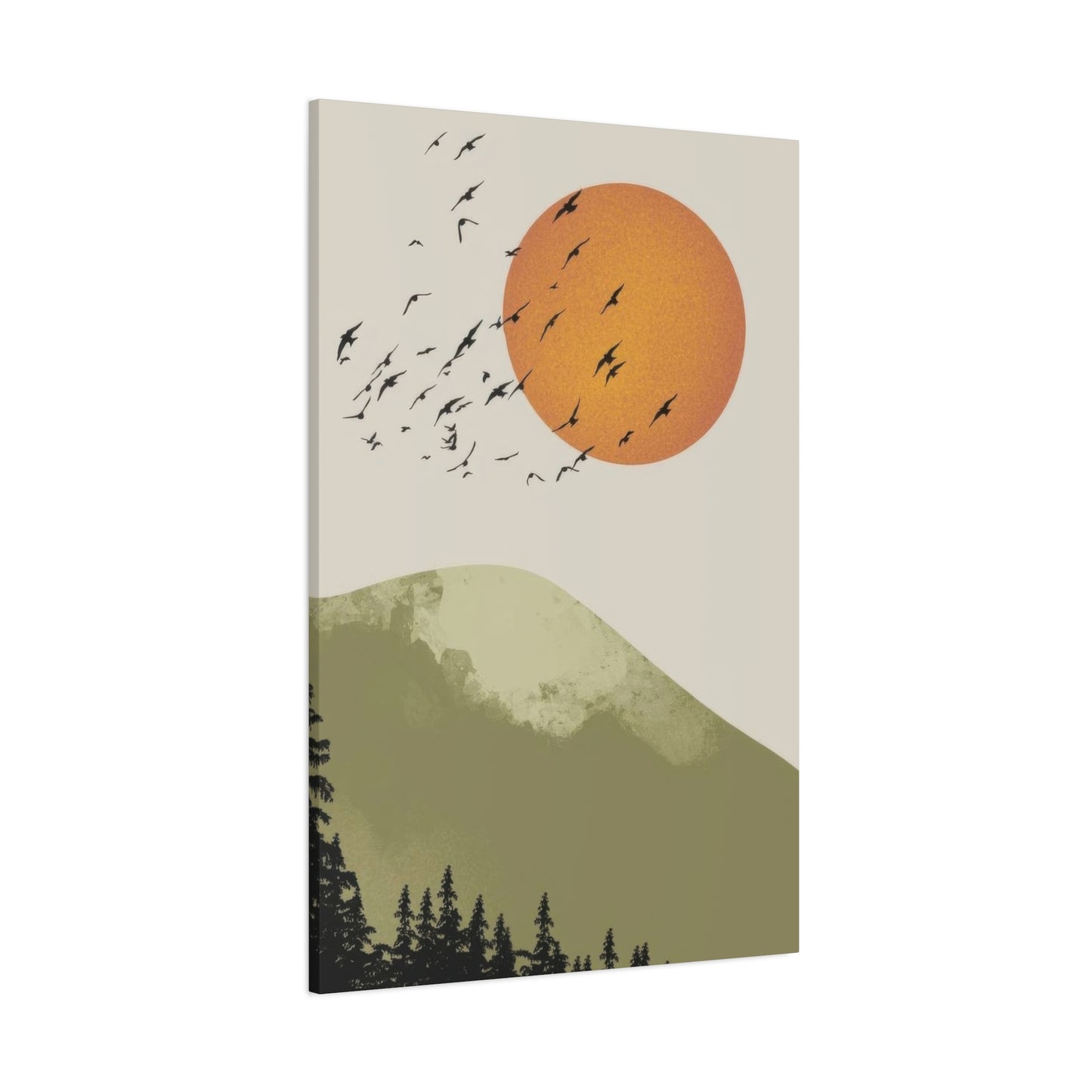 Birds Fly By Earthy Wall Art & Canvas Prints